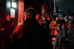 the queue for Fabric (Getty Images)